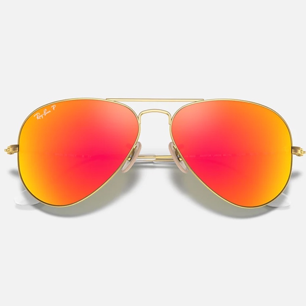 Aviator flash lenses (Polarized) Orange